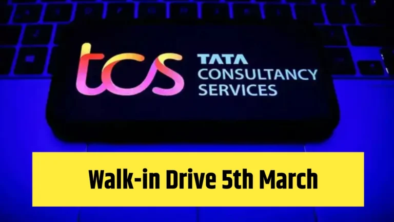 TCS Walk-in Drive in Bengaluru for Python Developer with AWS – 5 March 2026 Interview Details