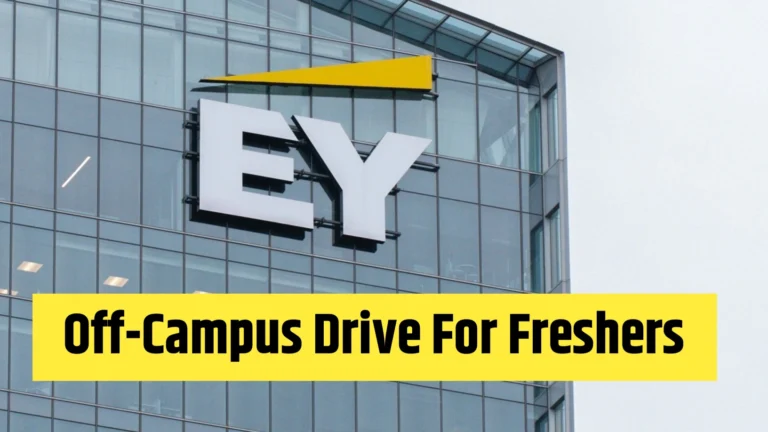 EY Hiring Freshers 2026 – Big 4 Opportunity for Engineers | Apply Across India