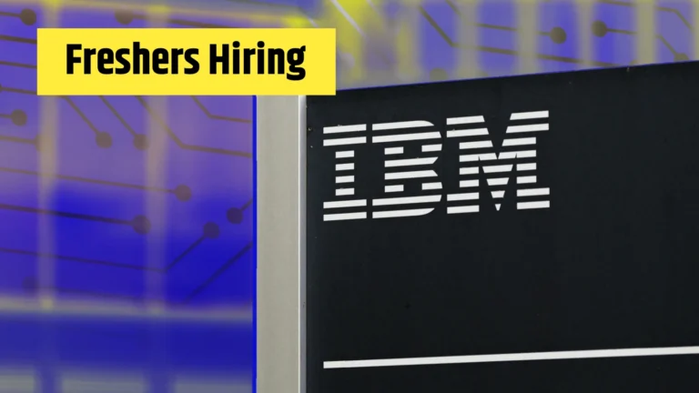 IBM Off Campus Hiring 2026 – Associate System Engineer | Freshers Eligible Across India