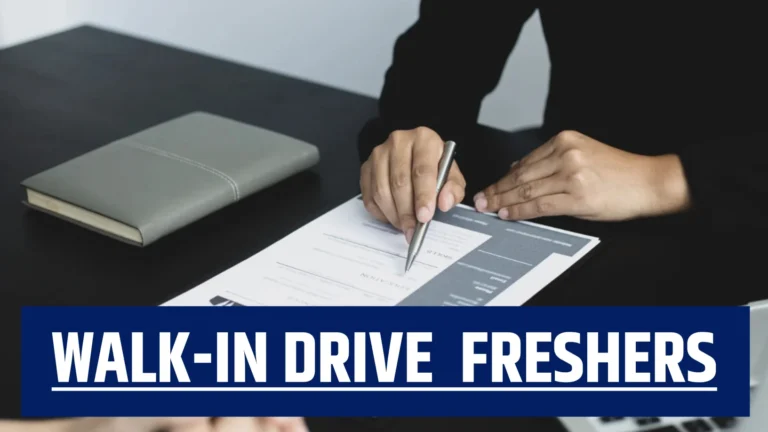 Backend Engineer Walk-In Drive for Freshers – BTech / MCA Graduates Can Attend on 14 March