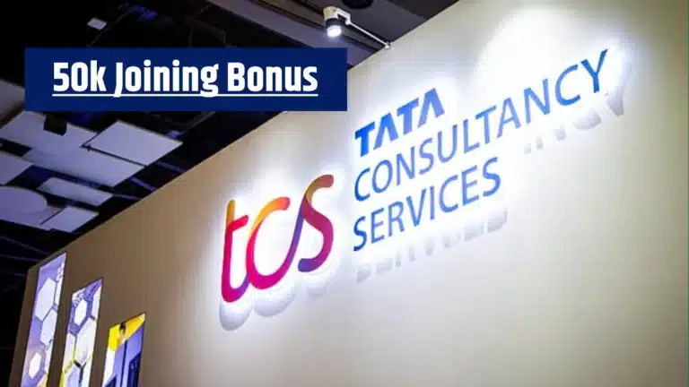 TCS offering ₹50000 joining bonus in 2026