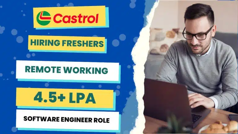 Castrol India Hiring Freshers 2026
