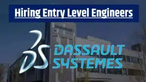 Dassault Systèmes Opens Hiring for Entry Level Python Full Stack Engineers in Pune