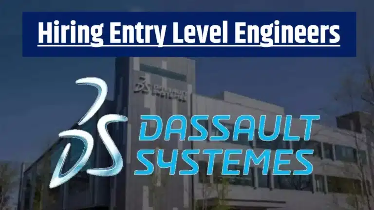 Dassault Systèmes Opens Hiring for Entry Level Python Full Stack Engineers in Pune