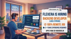 100% Remote Job: Flexera Hiring Backend Developers (Java/Spring) | 3+ Years Experience Required