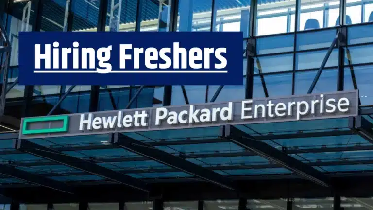 HPE Freshers Hiring 2026: 0–2 Years Software Engineer Role Open – Apply Now for High-Growth Tech Career