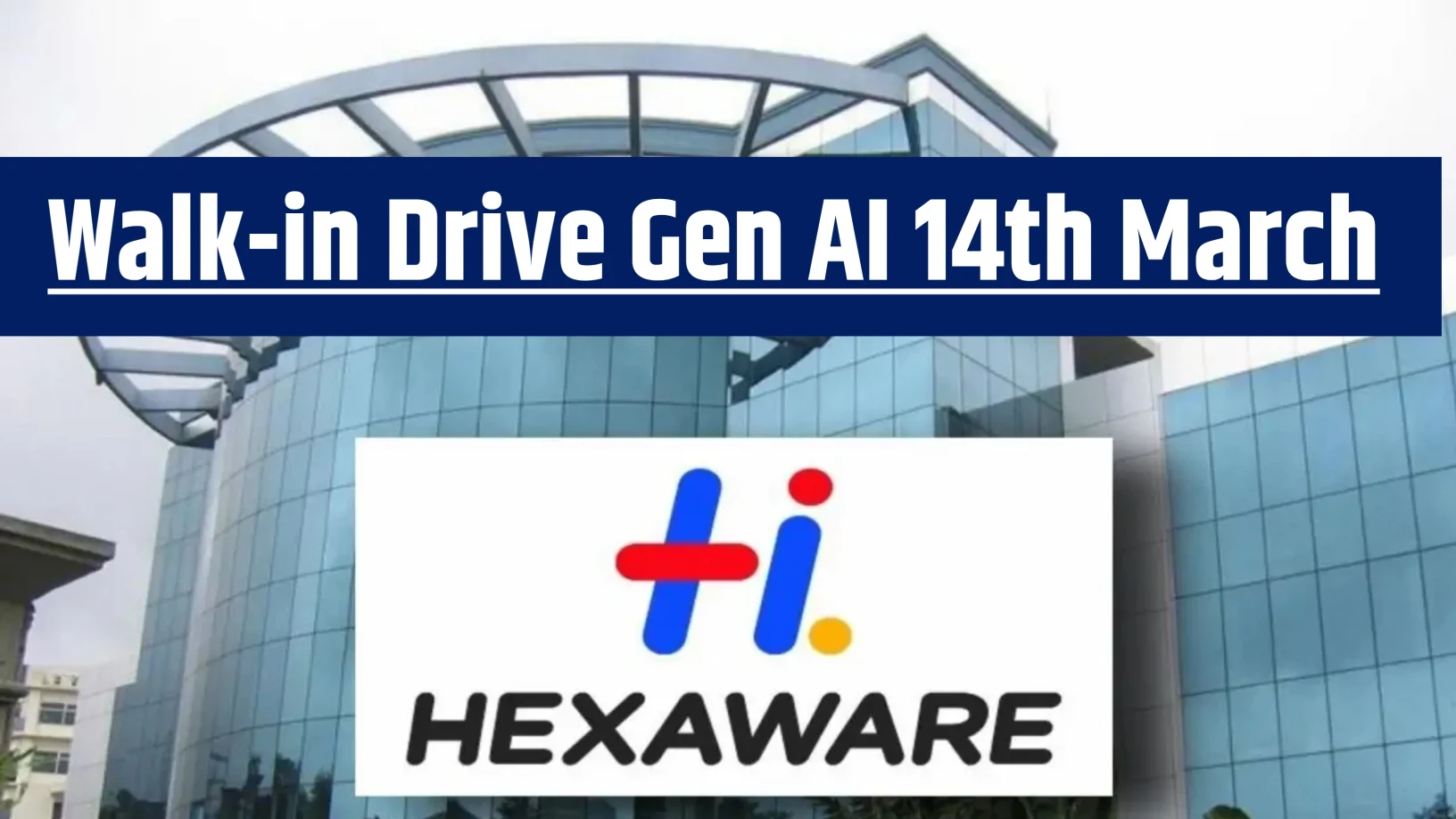 Hexaware Technologies walk in interview for Generative AI developers in Hyderabad with salary up to 37.5 LPA