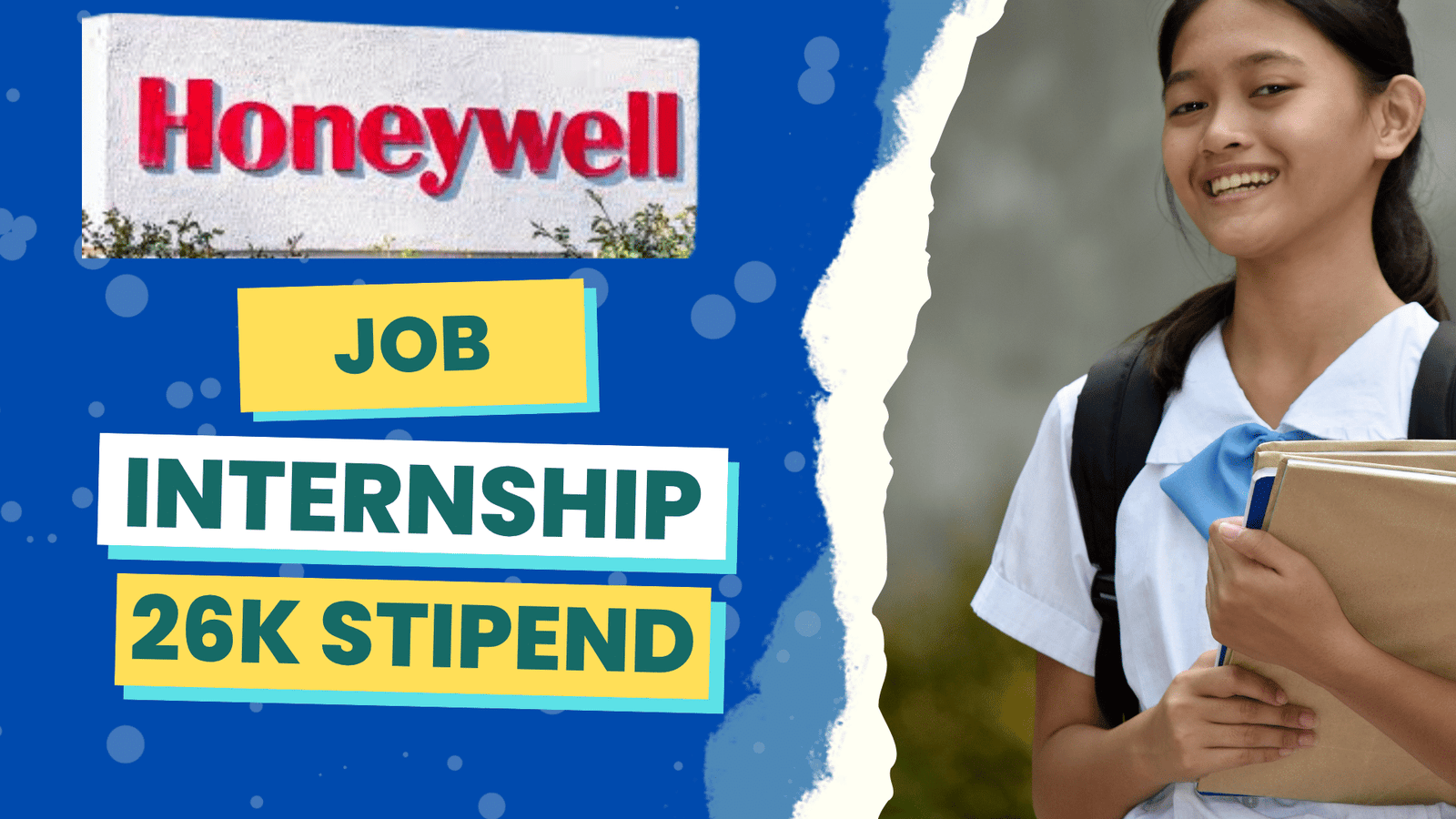 Honeywell Internship 2026 poster Software Engineering Roles Open for Freshers (₹25,000 Stipend)