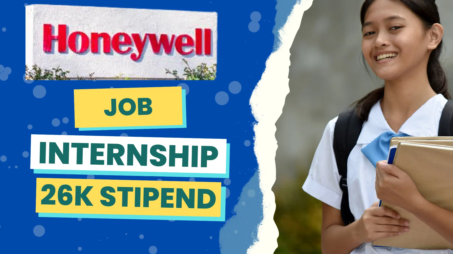 Honeywell Internship 2026 poster Software Engineering Roles Open for Freshers (₹25,000 Stipend)