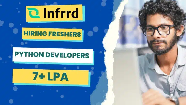 Infrrd Python Developer Hiring 2026: GenAI & LLM Roles in Bangalore (7+ LPA)