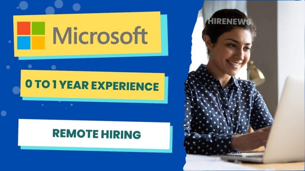 Microsoft Hiring Freshers 2026: Remote Software Engineer Job | Apply ...