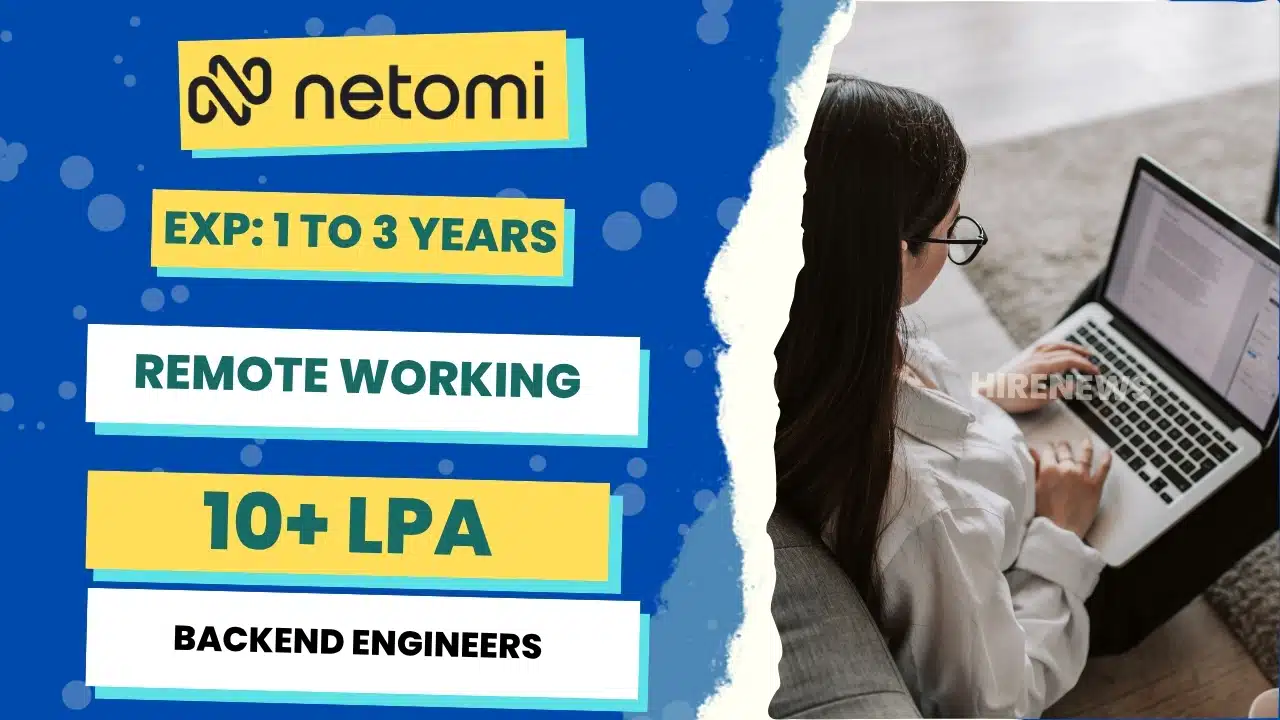 Netomi Hiring SDE I Backend Engineers 2026 poster