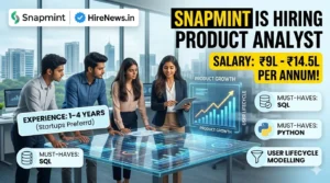 Snapmint Hiring Drive 2026: Product Analyst Roles with 9L - 14.5L PA Package