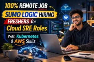 Sumo Logic remote job hiring site reliability engineer cloud role