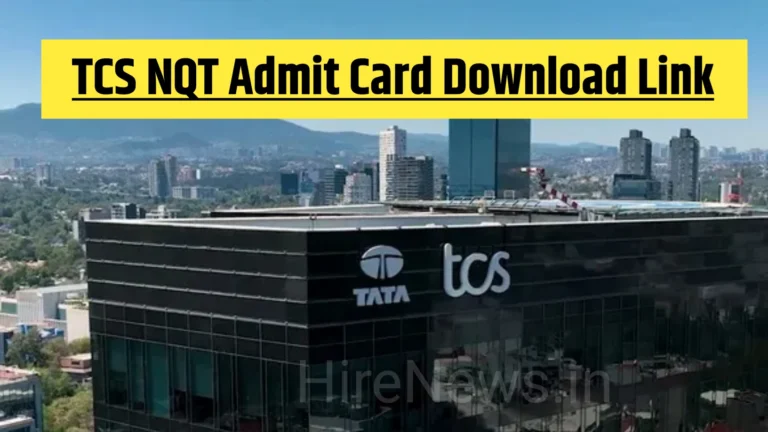 TCS NQT Admit Card 2026 Released for April 14 Exam – Direct Download Link & Login Error Fix