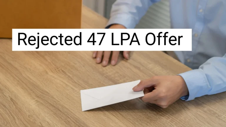 Pune Engineer Rejects ₹47 LPA Job Offer – His Honest Reason Goes Viral