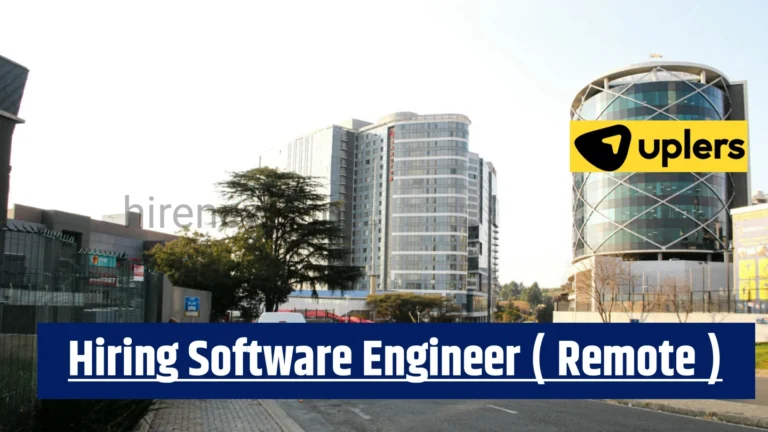 Uplers Hiring Software Engineer (Remote) – ₹10+ LPA Salary | Apply Now 2026
