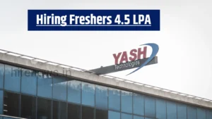 Yash Technologies Hiring Trainee 2026