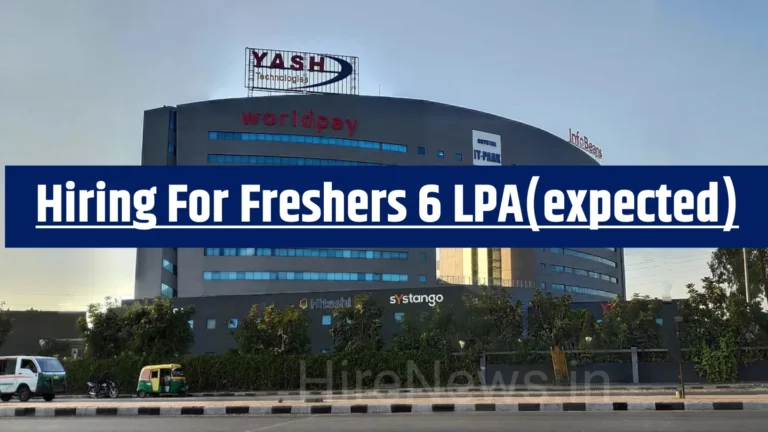 YASH Technologies is Looking for Fresh Talent in Indore