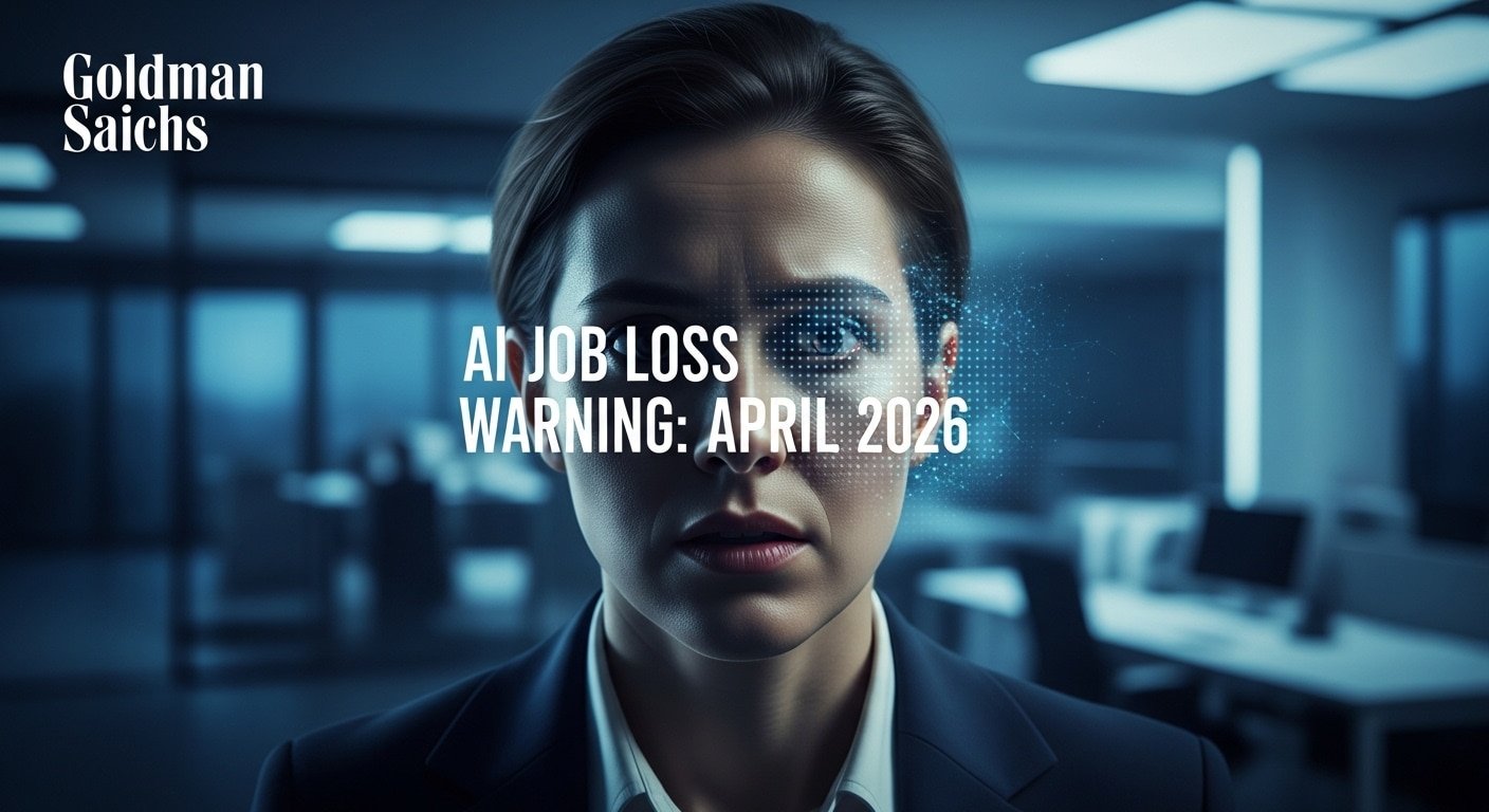AI Job Loss Warning April 2026 Poster