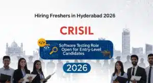 CRISIL Hiring Freshers in Hyderabad 2026