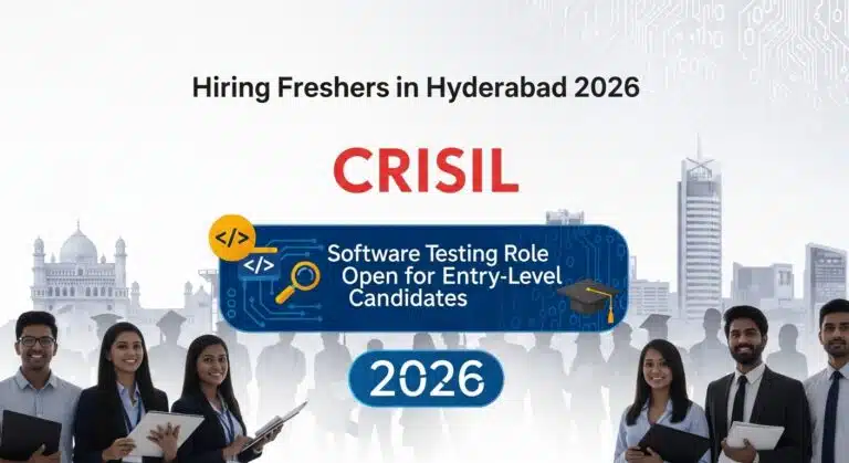 CRISIL Hiring Freshers in Hyderabad 2026