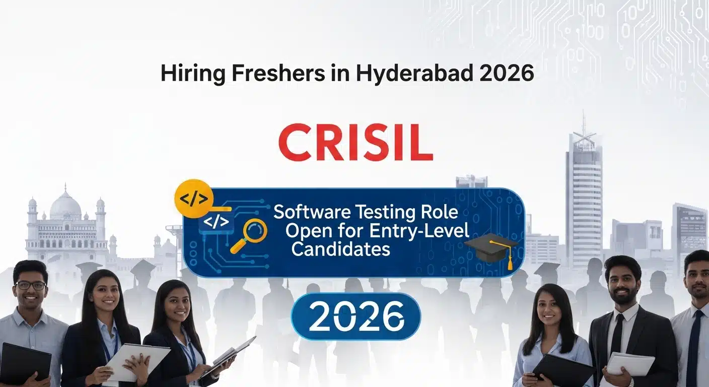 CRISIL Hiring Freshers in Hyderabad 2026