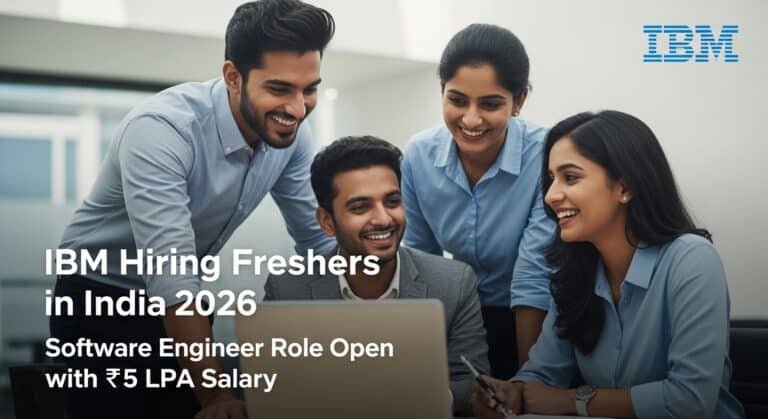 IBM Hiring Freshers in India 2026 Poster