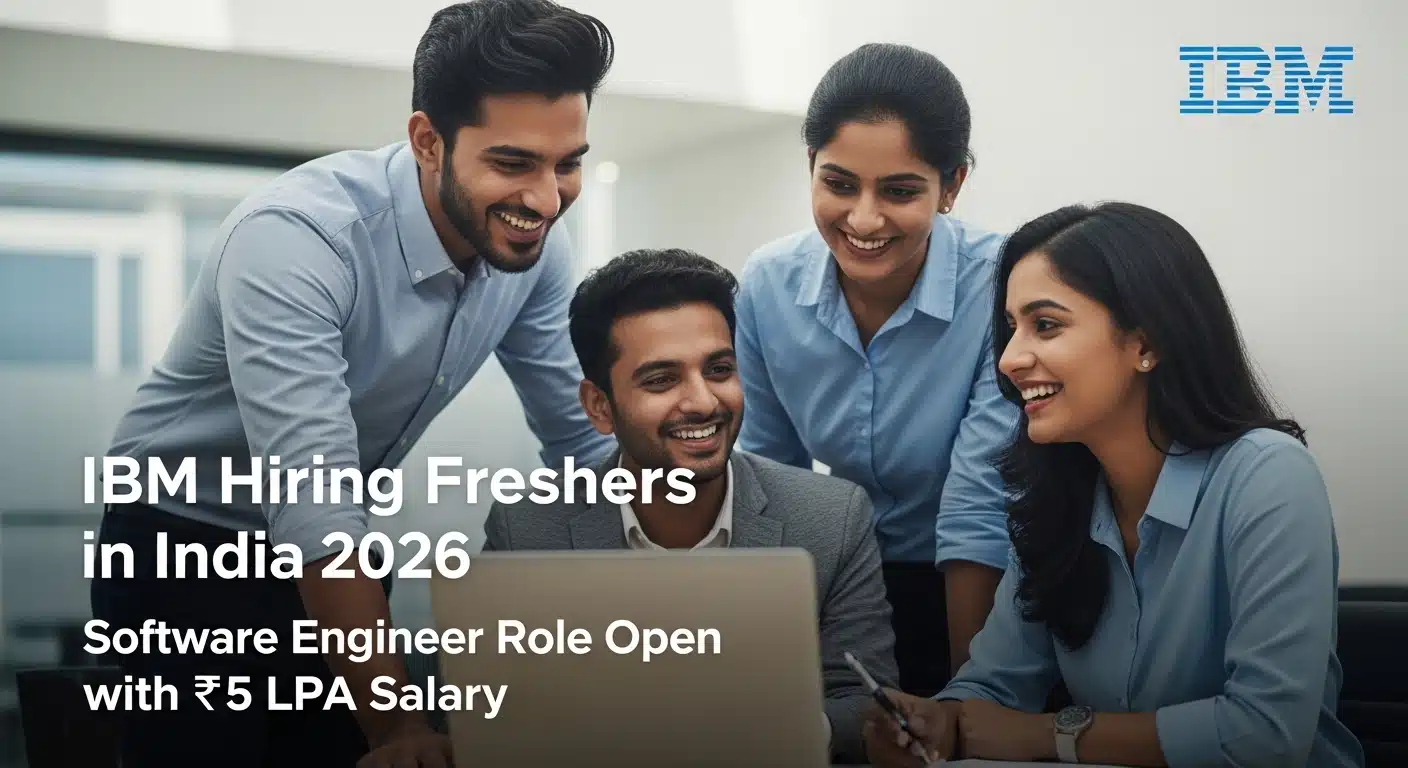 IBM Hiring Freshers in India 2026 Poster