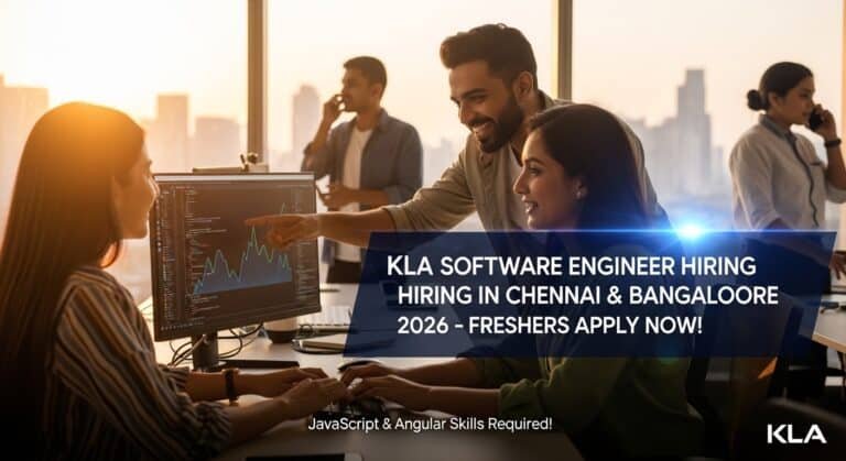 KLA Hiring Software Engineers in Chennai 2026 Poster