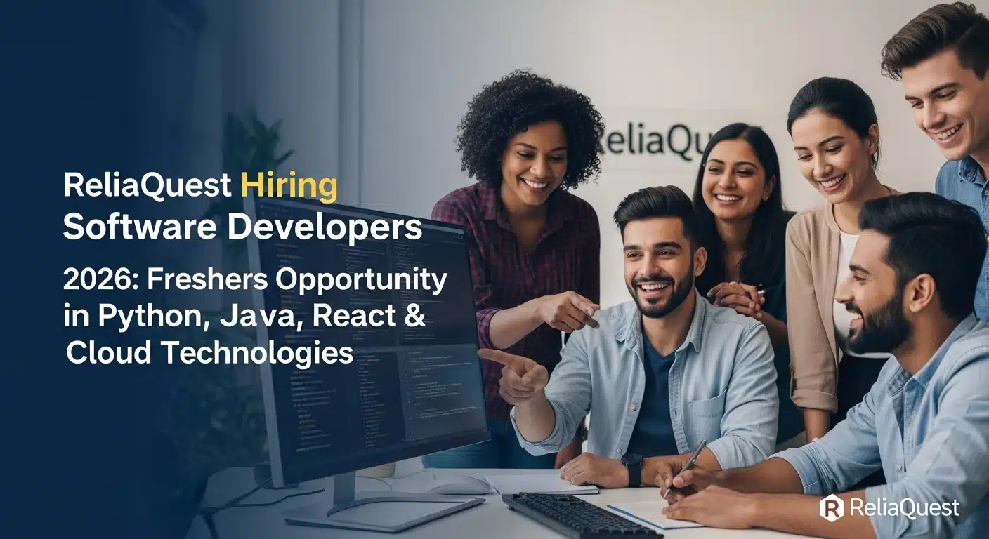 ReliaQuest Hiring Software Developers 2026: Freshers Opportunity in Python, Java, React & Cloud Technologies