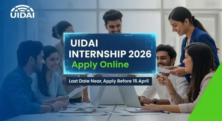 UIDAI Internship 2026 Apply Online, UIDAI Internship 2026 Apply Online