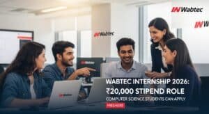 Wabtec Internship 2026 for Freshers Poster