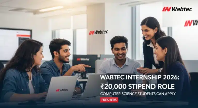 Wabtec Internship 2026 for Freshers Poster