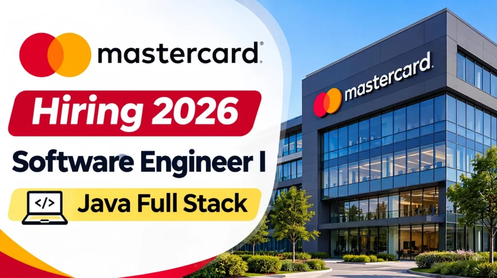Mastercard Hiring in Pune 2026: Software Engineer I Java Full Stack Job for Early-Career Developers